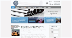 Desktop Screenshot of midstate-steel.com